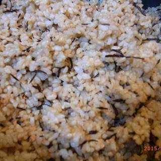 ほっこり玄米ひじき混ぜご飯